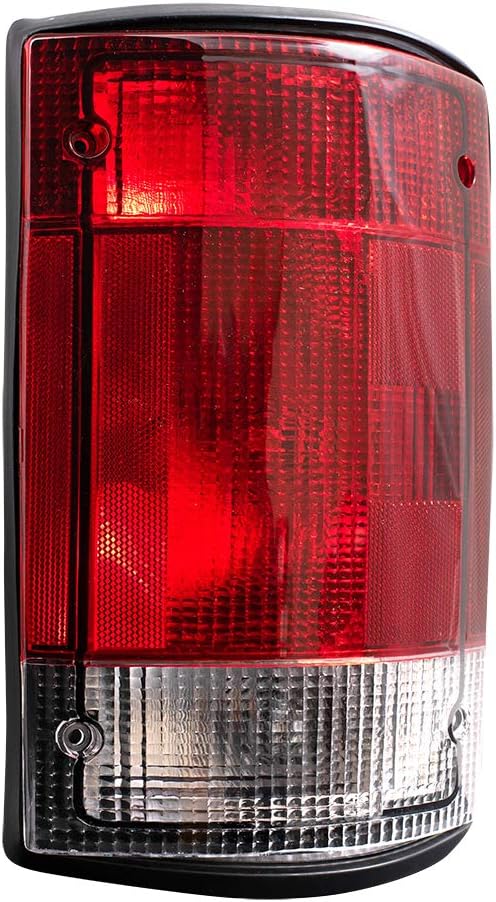 Brock Replacement Passengers Taillight Tail Lamp Compatible with 2004-2014 E-Series Van 2004-2005 Excursion 5C2Z13404AA
