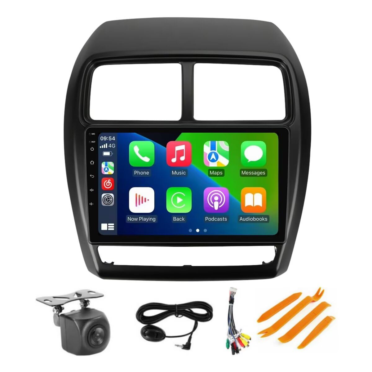 Radio for Mitsubishi ASX 2016 2017 2018 2019 2020 2021 2022 Stereo Upgrade Dash Kit Car GPS Navigation,2+32GB 9" IPS Touch Screen Head Unit with