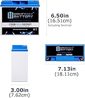 Vista 2 de Batería de repuesto de litio de 12V 18AH compatible con XPower Powerpack 400 Plus - 4