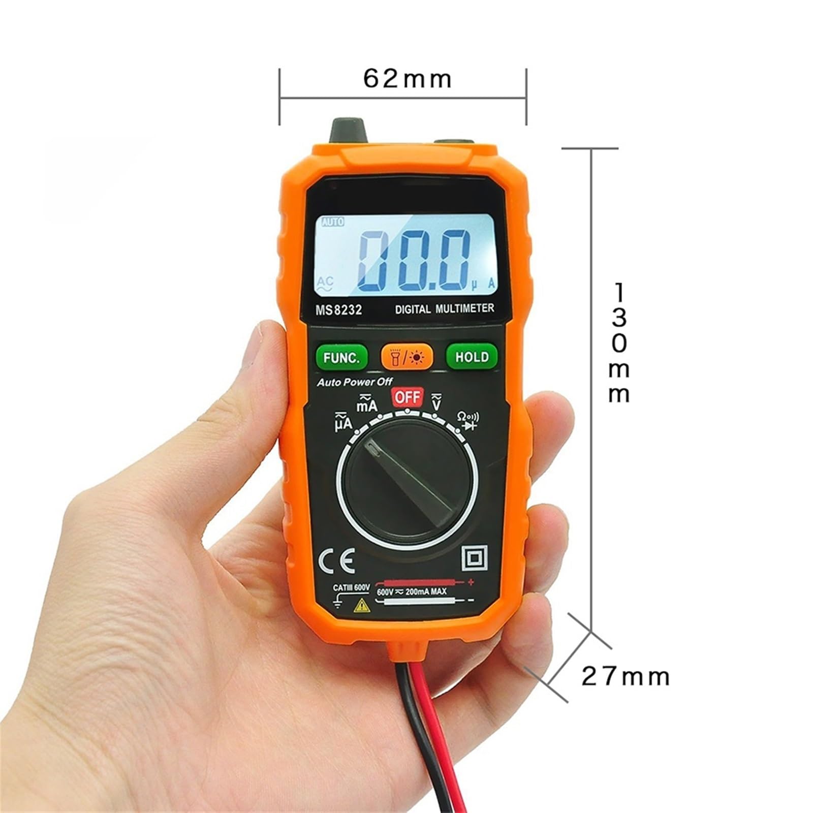 LCR Meter, Cyfrowy multimetr Profesjonalne przewody pomiarowe Multimentro Cyfrowy pomiar napięcia NCV Latarka Tester multimetr,Tester Tools