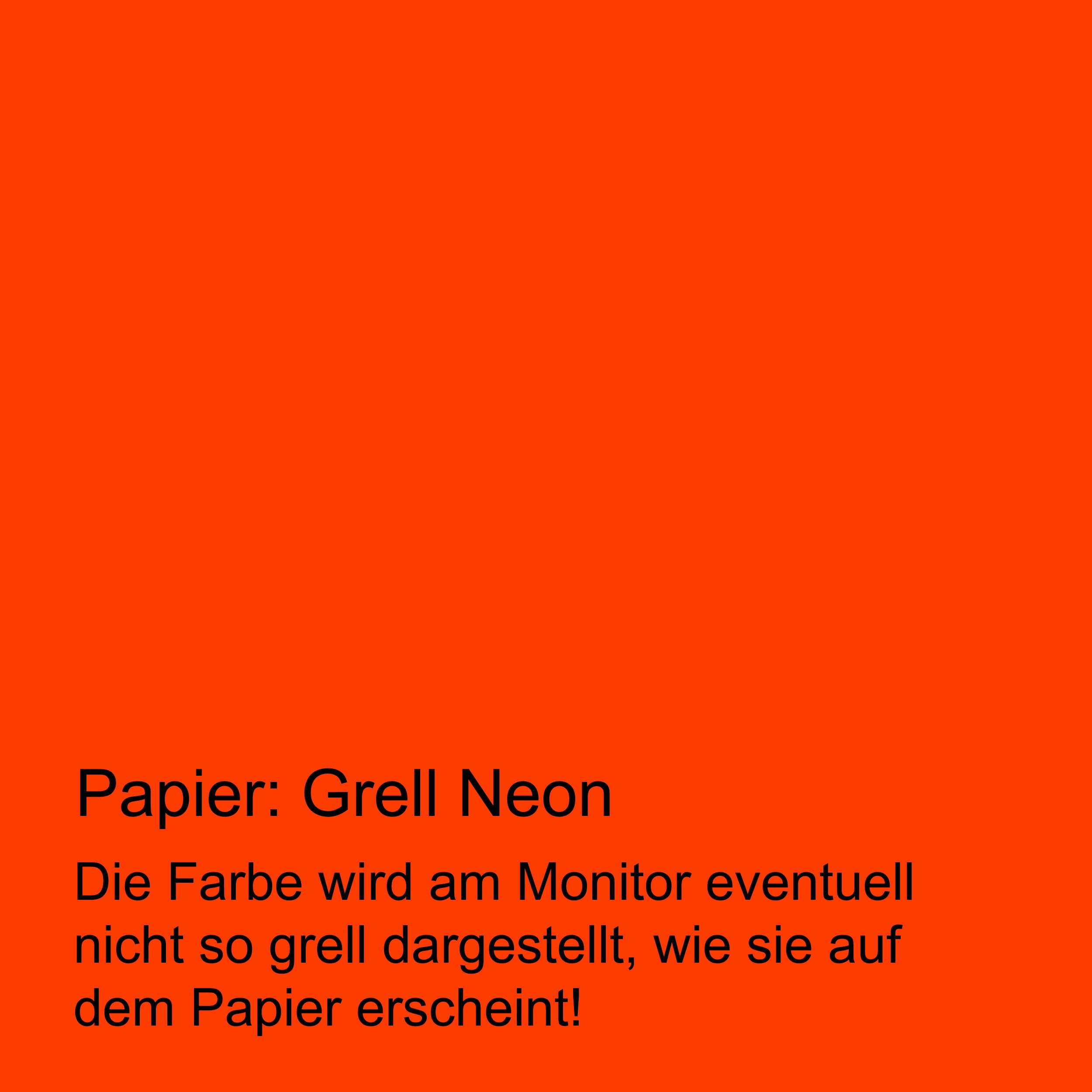 TATMOTIVE 500 Blatt Neonpapier Extrem Grell Rot A4 Leuchtpapier