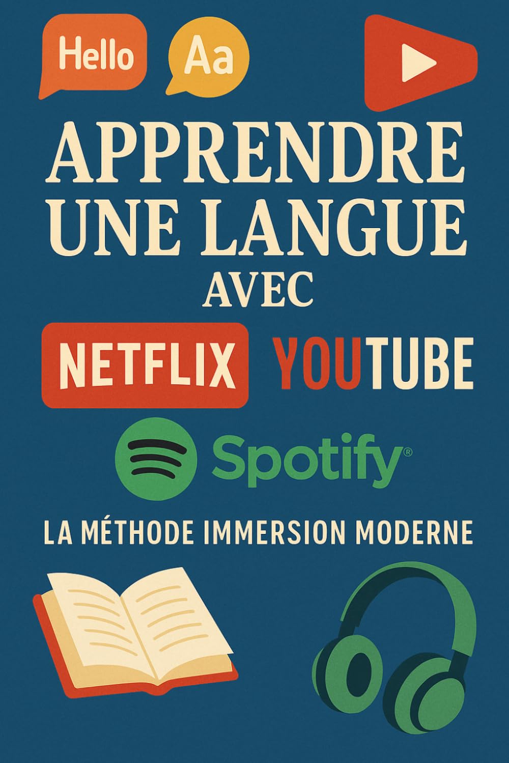 Apprendre une langue avec Netflix, YouTube et Spotify: La méthode immersion moderne