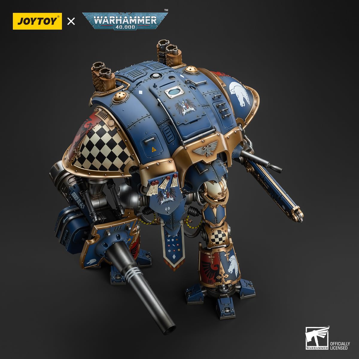 Toyverse JOYTOY 1/18 Figurka akcji Warhammer 40,000, Imperial Knights House Terryn Knight Paladin, model postaci ruchomych przegubów, 15 lat i więcej