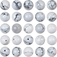 Vista 11 de AD Beads Cuentas sueltas redondas naturales de 0.315 pulgadas, 110 piezas, para hacer 108 cuentas de oración Mala, collar, pulsera y meditación