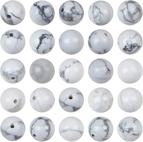 Miniatura 11 de AD Beads Cuentas sueltas redondas naturales de 0.315 pulgadas, 110 piezas, para hacer 108 cuentas de oración Mala, collar, pulsera y meditación