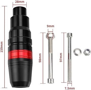 Motorcycle slider Motorcycle Accessoires For H-ONDA CB 250 CB 250R CB 300F CB 300R CB 400 Crash Pad Slider Protector Exhaust Slider Falling Protection(Black- Silver)