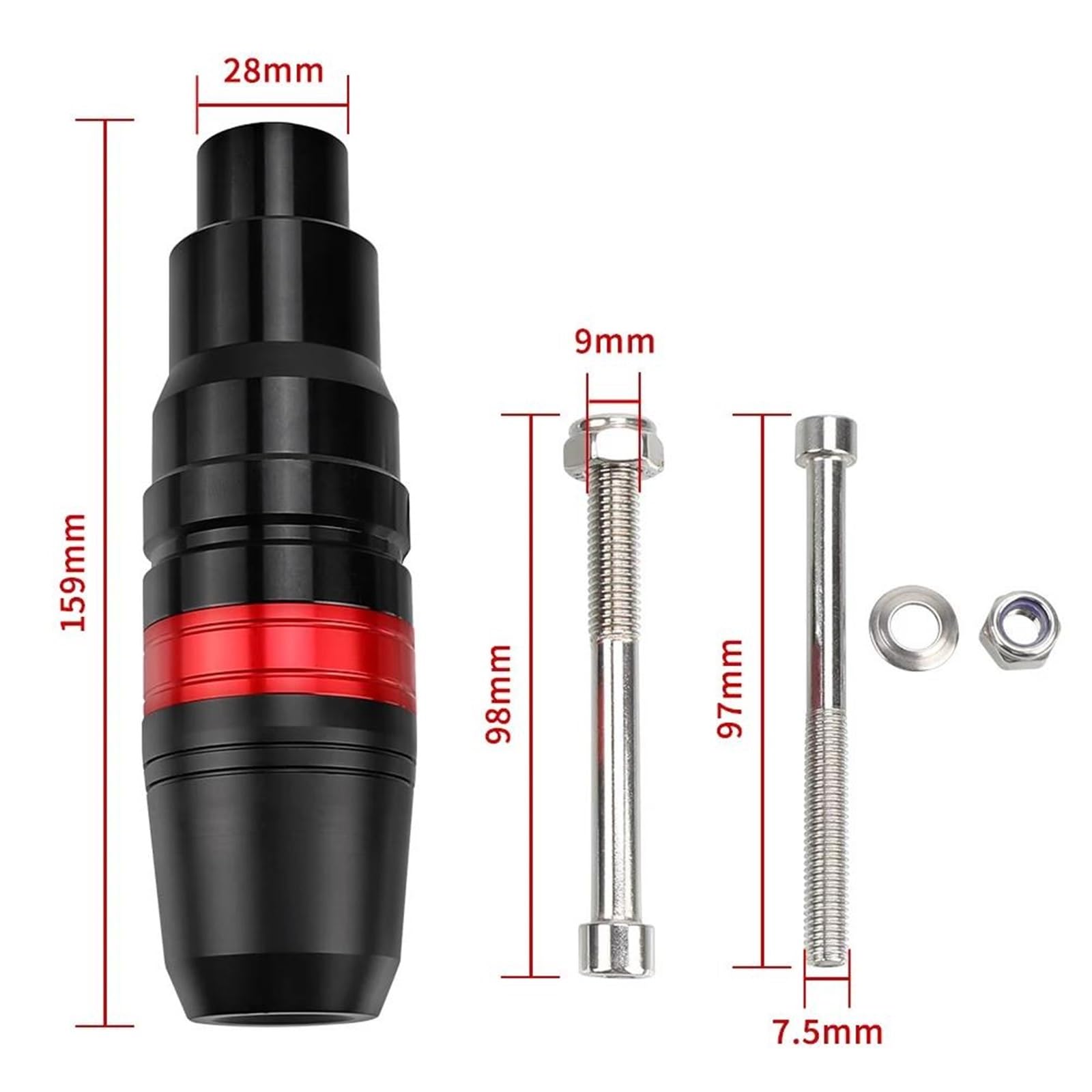 Curseurs De Cadre D'échappement De Moto pour Kawasaki Z500 pour Ninja 500 Z500 pour Ninja 500 SE 2024 2025 Protection Contre Les Chutes Curseur d'échappement Moto Protecteurs(Vert,X-1)