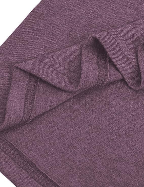 Poetsky Fall Womens Tunic or Tops to Wear with Leggings Long Sleeve Casual Long Shirts Blouses with Pockets - Image 3