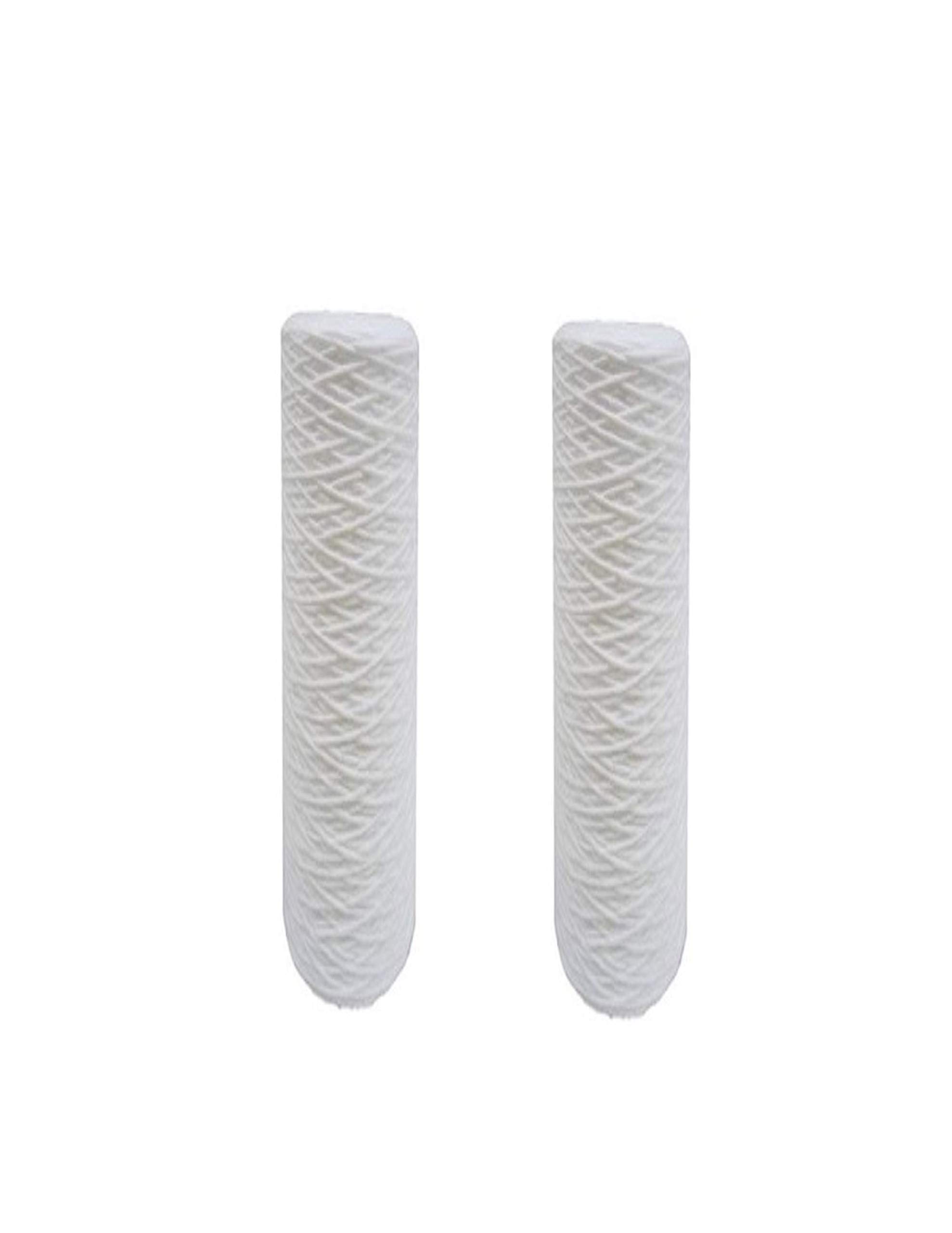 CFS 2 Pack String Wound Sediment Water Filter Cartridges Compatible with CW-F-D Models Remove Bad Taste Odor Whole