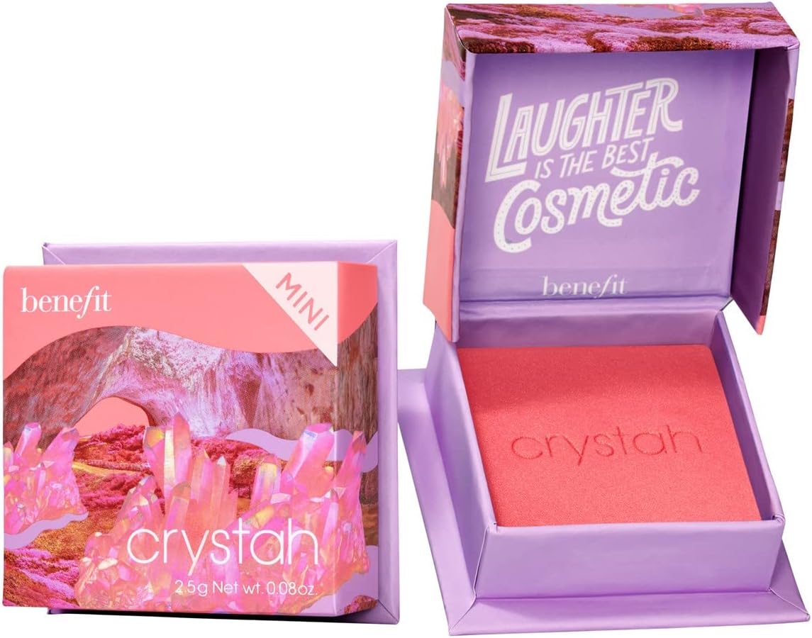 BENEFIT Crystha Mini Silky-Soft Powder Blush - Strawberry Pink 2,5 g