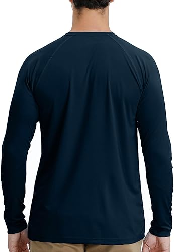 Miniatura 2 de MOHEEN Camiseta de manga larga para hombre, protección UPF 50+, secado rápido, senderismo, pesca, natación, M-3XL