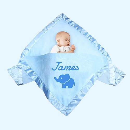 Manta de bebé personalizada con nombre para niños, manta personalizada para niños, manta para niños pequeños para guardería, mantas personalizadas