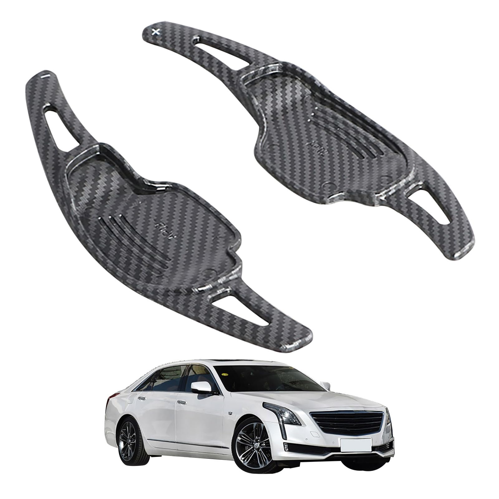 ontto Łopatka zmiany biegów z tworzywa ABS do samochodu, dźwignia zmiany biegów, przedłużka, pasuje do Opel Corsa F, GS Line, Insignia B, GSi, Grandland, Mokka, Paddleshift, osłona przedłużająca,