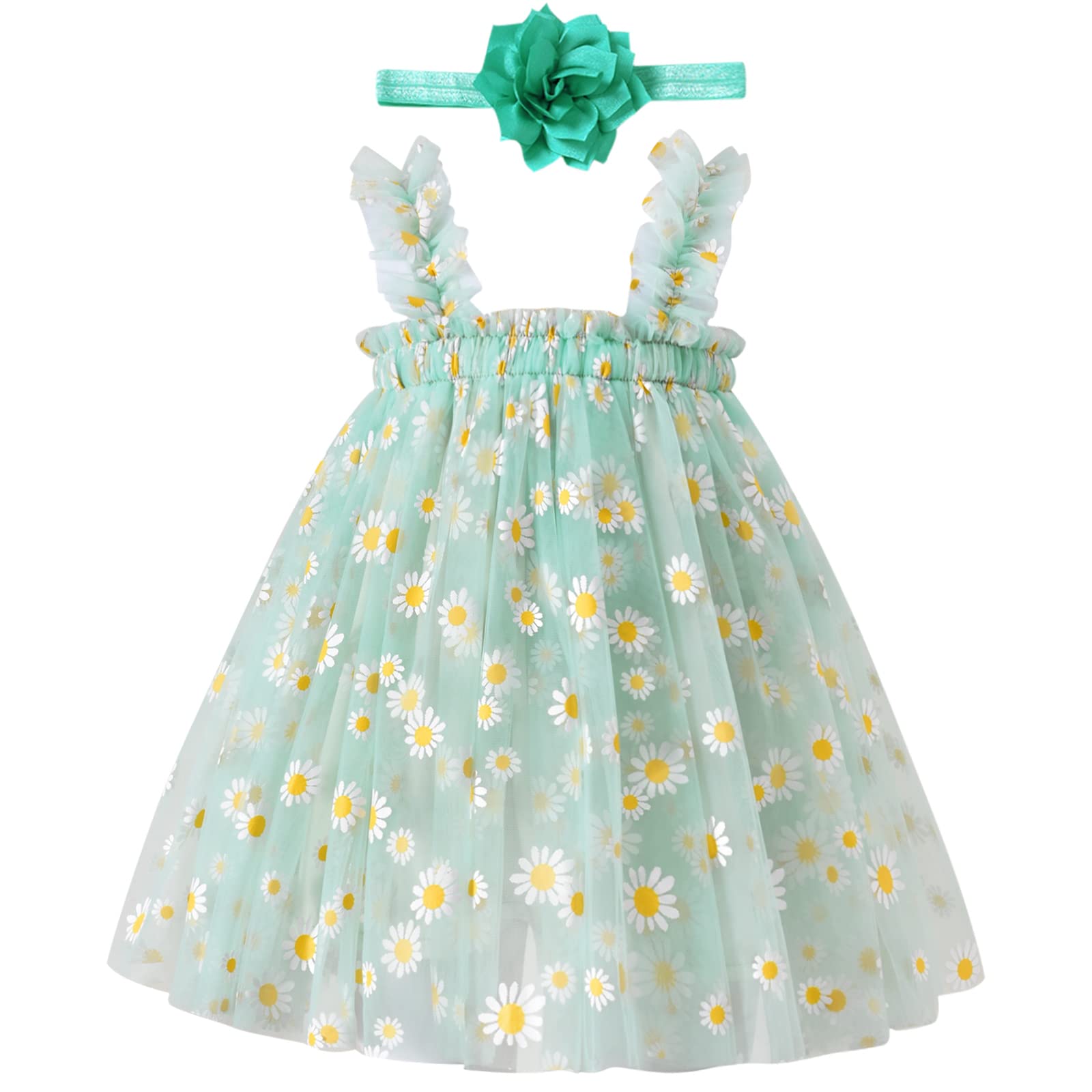 Baby Girl Tulle Dress 6 Months - 2T Tulle Clothes with Headband