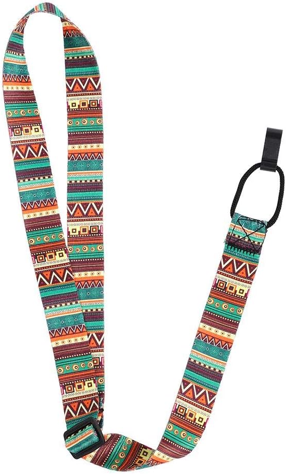 Alomejor Guitar Strap Ukulele Bohemian Stylish Universal Strap Belt Sling for Ukulele Mini Guitar Accessory Parts