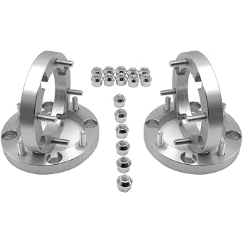 Heavy Duty 1" Wheel Washers for 4/156mm Bolt Pattern Polaris 3/8" Studs to 12mm Wheels Compatible with 2008-2014 RZR Ranger 500/800/XP900 2001-2011 Polaris Sportsman 400 Set of 4