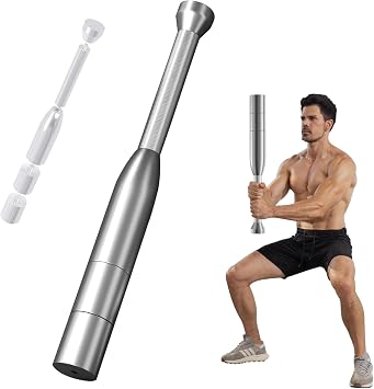 Club Bells/Dumbbells Iron Bat Indian Club India Adjustable Weight Strength Training Equipment Exercise Workout Bar Gym Equipment Grip Training Hammer Training Training Training Bat 4-8kg Adjustable