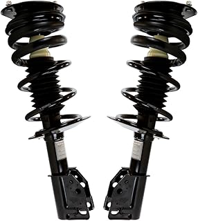 AutoShack CST100077PR Front Complete Struts Coil Springs Assembly Pair of 2 Driver and Passenger Side Replacement for 1999-2003 2004 2005 Chevrolet Cavalier 1999-2005 Pontiac Sunfire 2.2L 2.4L FWD