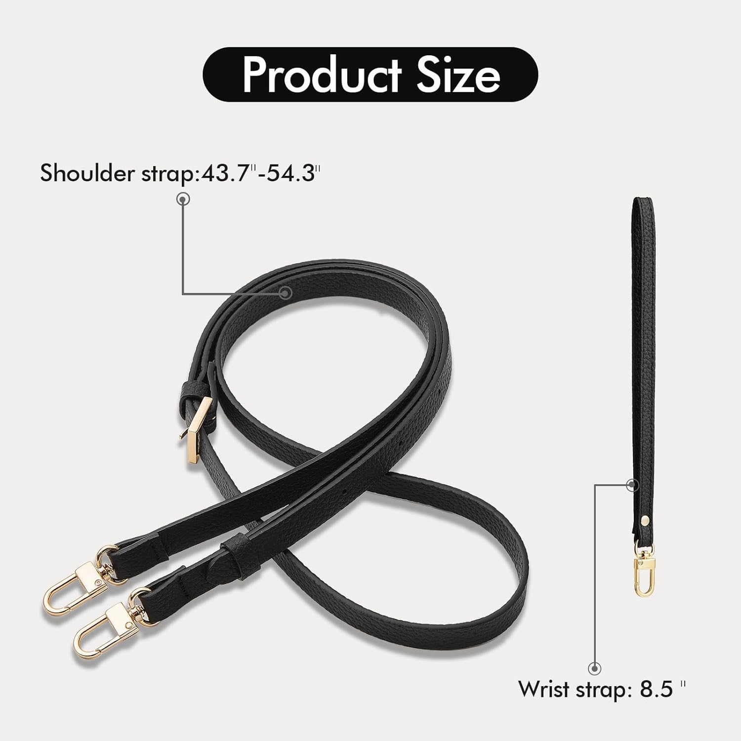 ZVE for iPhone 17 Pro Wallet Case with Card Holder, Zipper Crossbody Case with Wrist Strap for Women 6.3" Black - Image 9