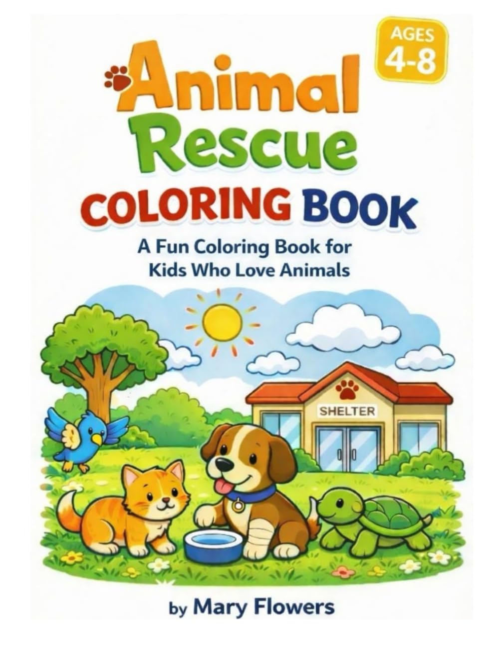 Animal Rescue Coloring Book for Kids: 30 Heartwarming Coloring Pages Featuring Heroes Helping Animals (Animal Rescue Activity Series for Kids)