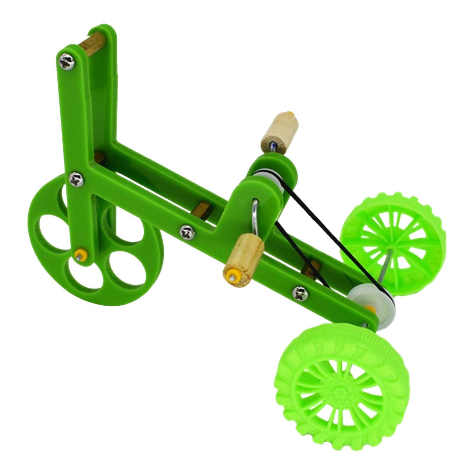 Funny Parrot Bike Toy Bird Training Metal for Cockatiel Parakeet Macaw, Green