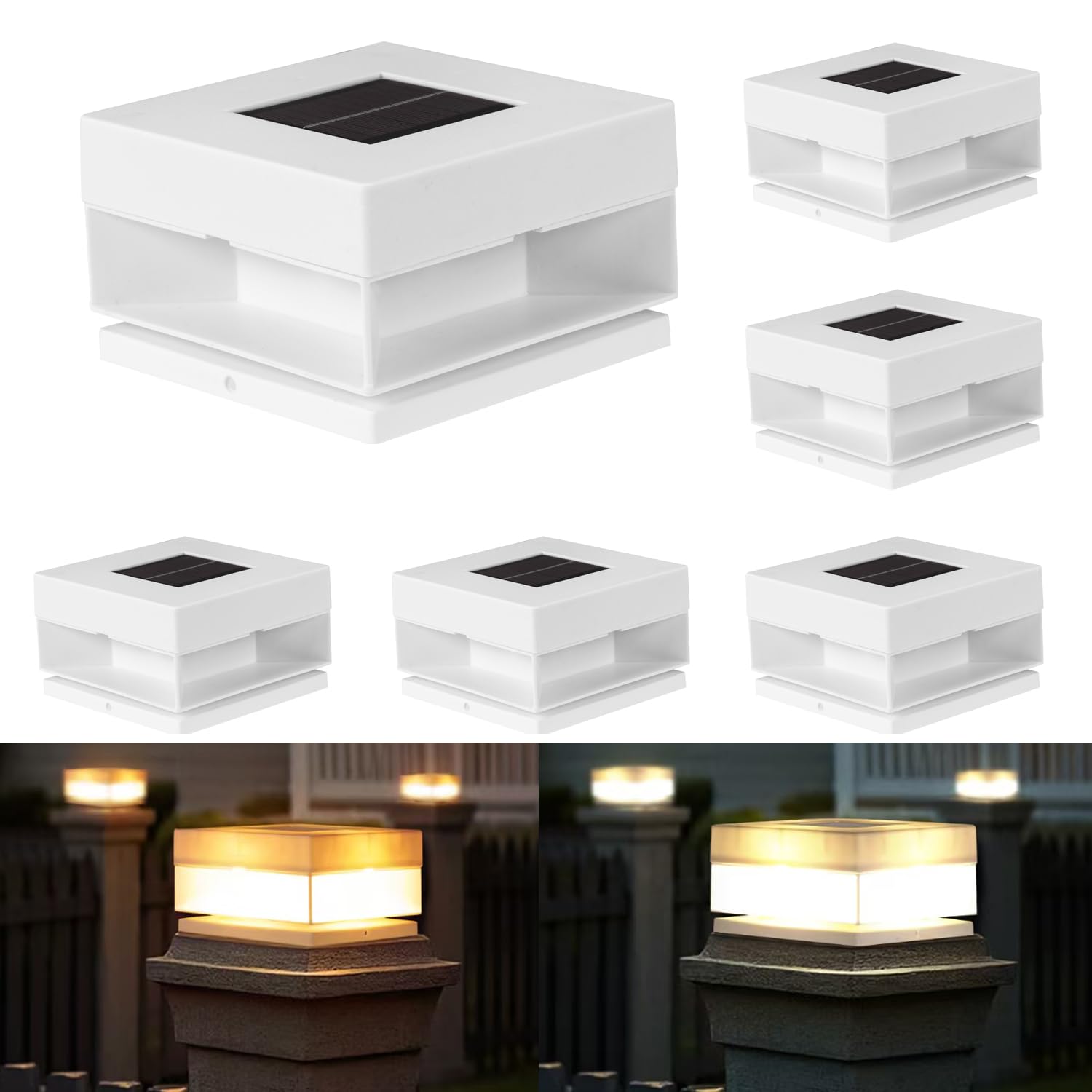 Luces Para Postes Exteriores Huyieno Luces Para Postes Solares Led Para  Exteriores Para Luces Solares Para Postes Exterior, image size:1500x1500