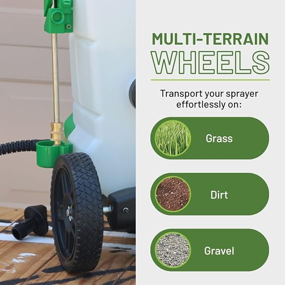 Heavy Duty Trolley for 4-Gallon FlowZone & SprayMate Backpack Sprayers