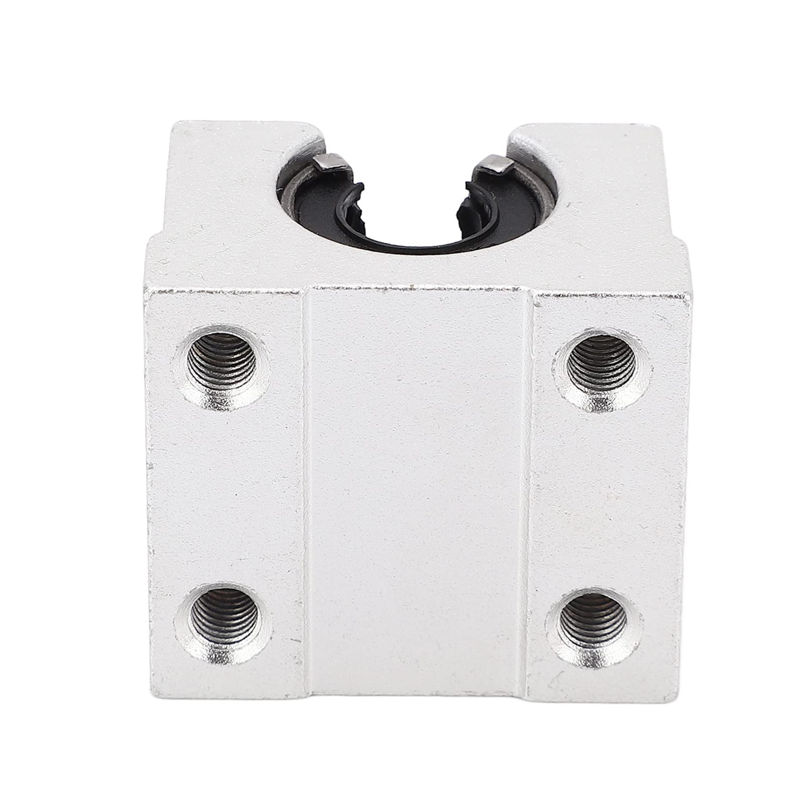 4 Pièces SBR10UU Bloc de Curseur de Mouvement Linéaire en Alliage D'aluminium 10mm Bloc en Aluminium Portant Bloc Coulissant de Remplacement pour Rail de Guidage Linéaire de 10mm, Machines-outils CNC