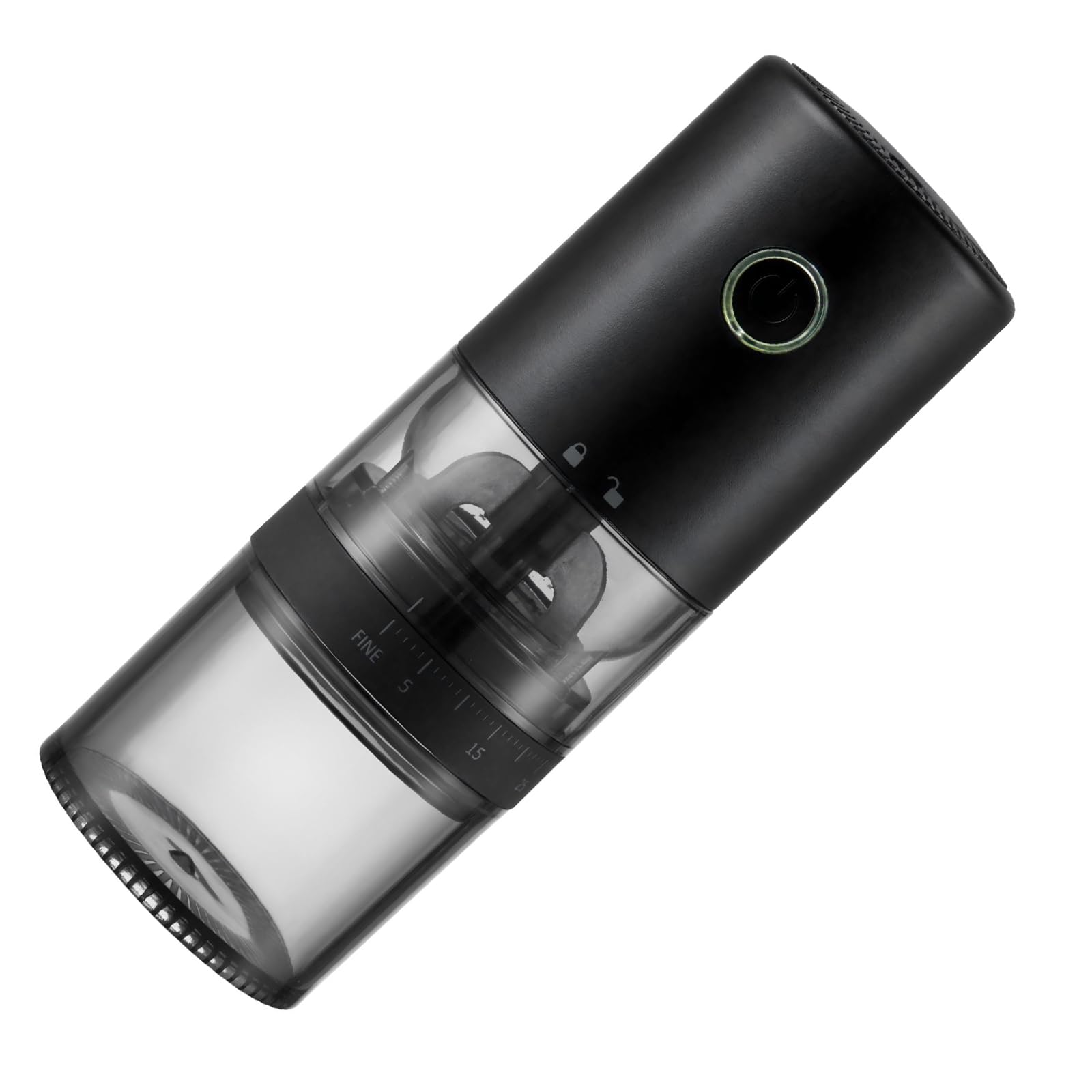 Uqezagpa Electric Grinder Dishwasher Safe Components Three Part Structure for Easy Thorough Cleaning and Maintenance Travel Grinder