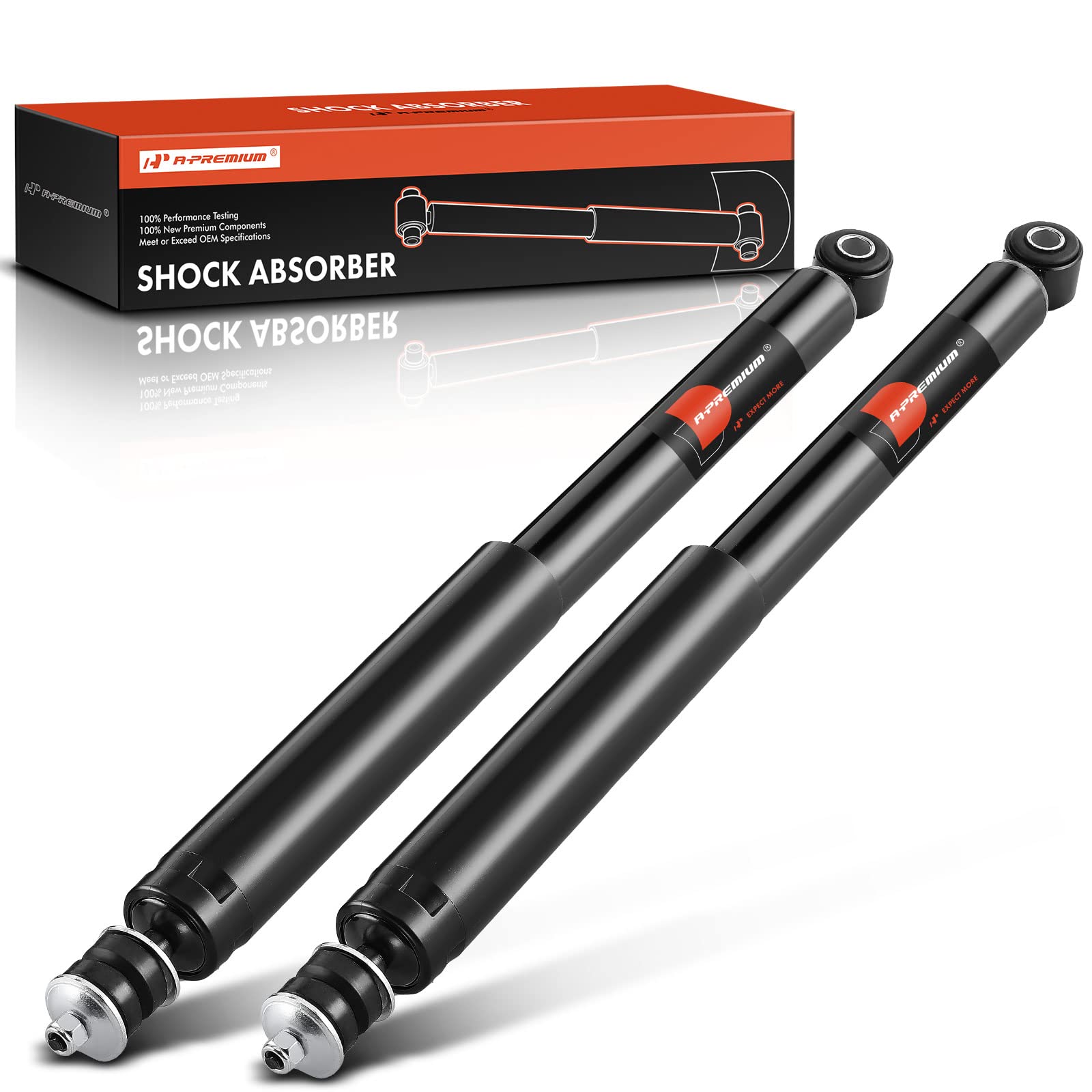 A-Premium Rear Pair (2) Shock Absorber Compatible with Ford Escape 2008-2012 & Mazda Tribute 2008-2011 & Mercury Mariner 2008-2011, Driver and Passenger Side