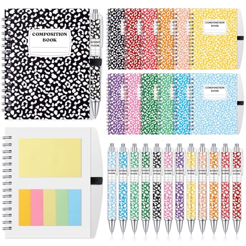 Fournitures de bureau complètes avec 12 livres de composition et 12 stylos