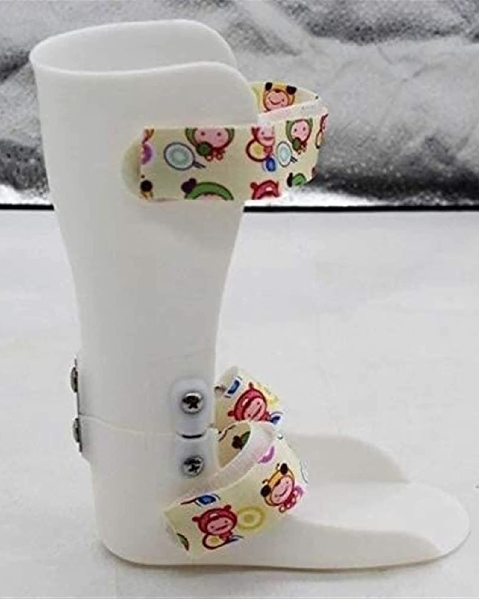 Ortesis de caída del pie para niños, inmovilizador, fascitis plantar, férula nocturna, soporte para articulación del tobillo, bota elástica para aliviar el dolor, L (L)