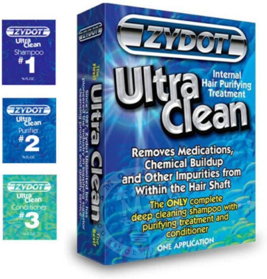 Zydot Ultra Clean Shampoo - Hair Purifying Treatment - Hair Follicle Test