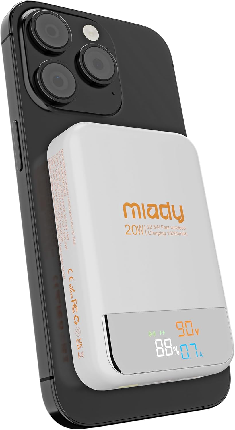 Miady 10000mAh Wireless Portable Charger for