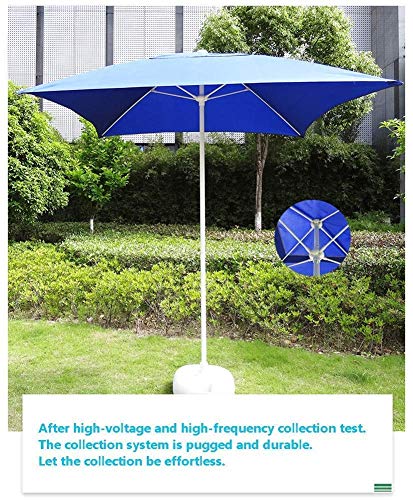 Parasol comercial CLSDRZC azul para mesas de terraza 5
