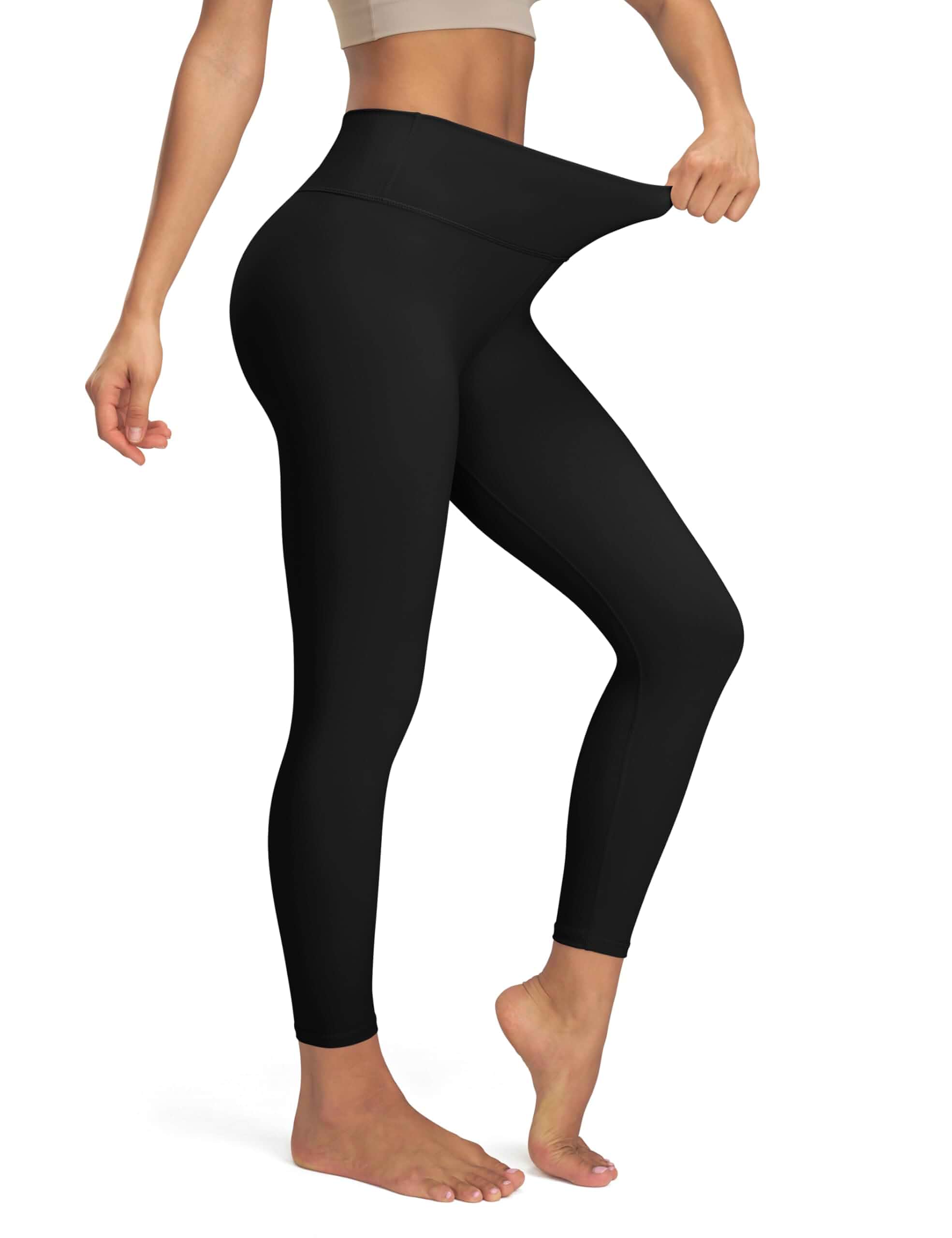 Thick High Waisted Lounge Legging - Buttery Soft Tummy Control Workout Yoga Pants for Women with Inner Pocket Leggings · Regular
