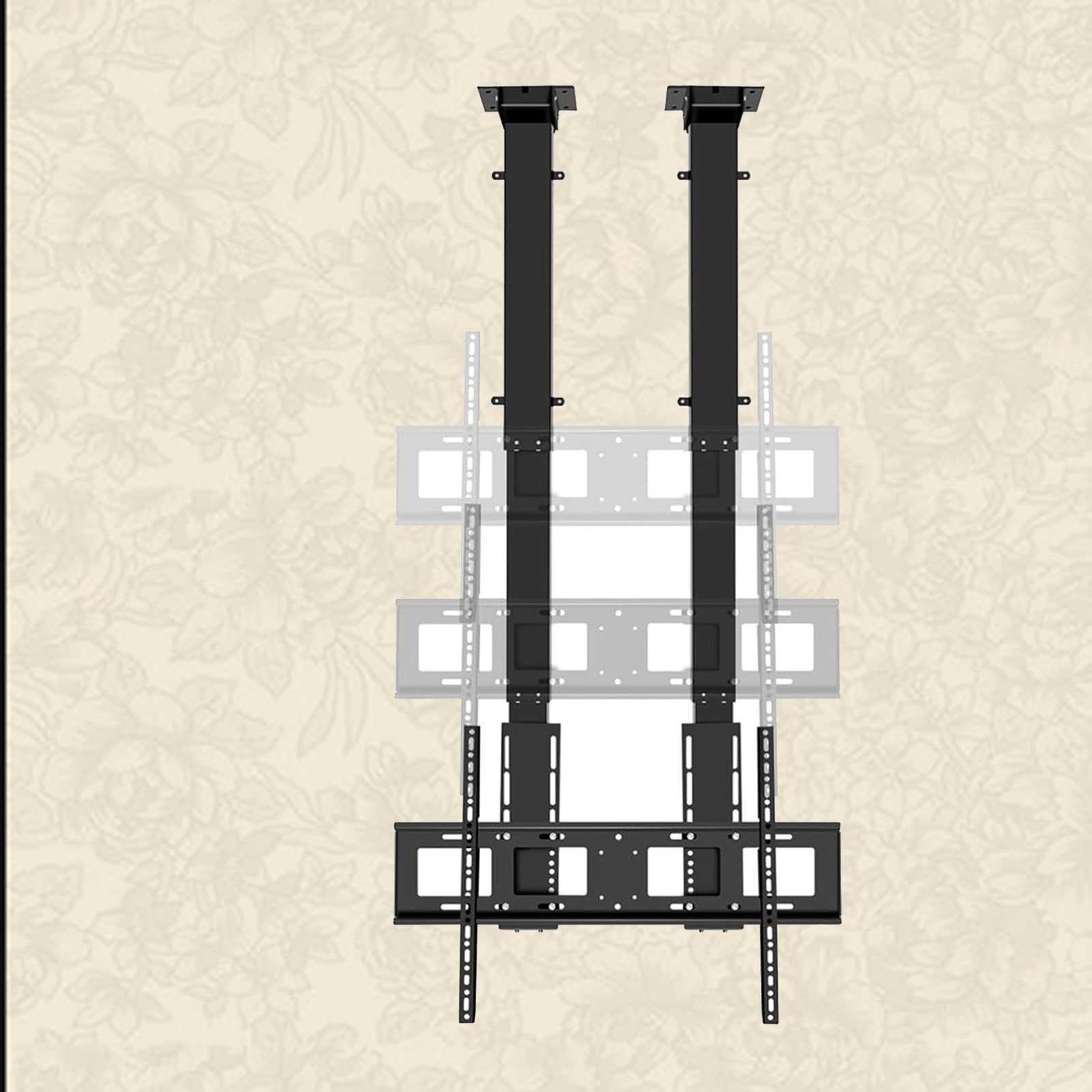 Elevador motorizado para TV de techo con control remoto, altura ajustable, elevación automática para entretenimiento de pantalla grande