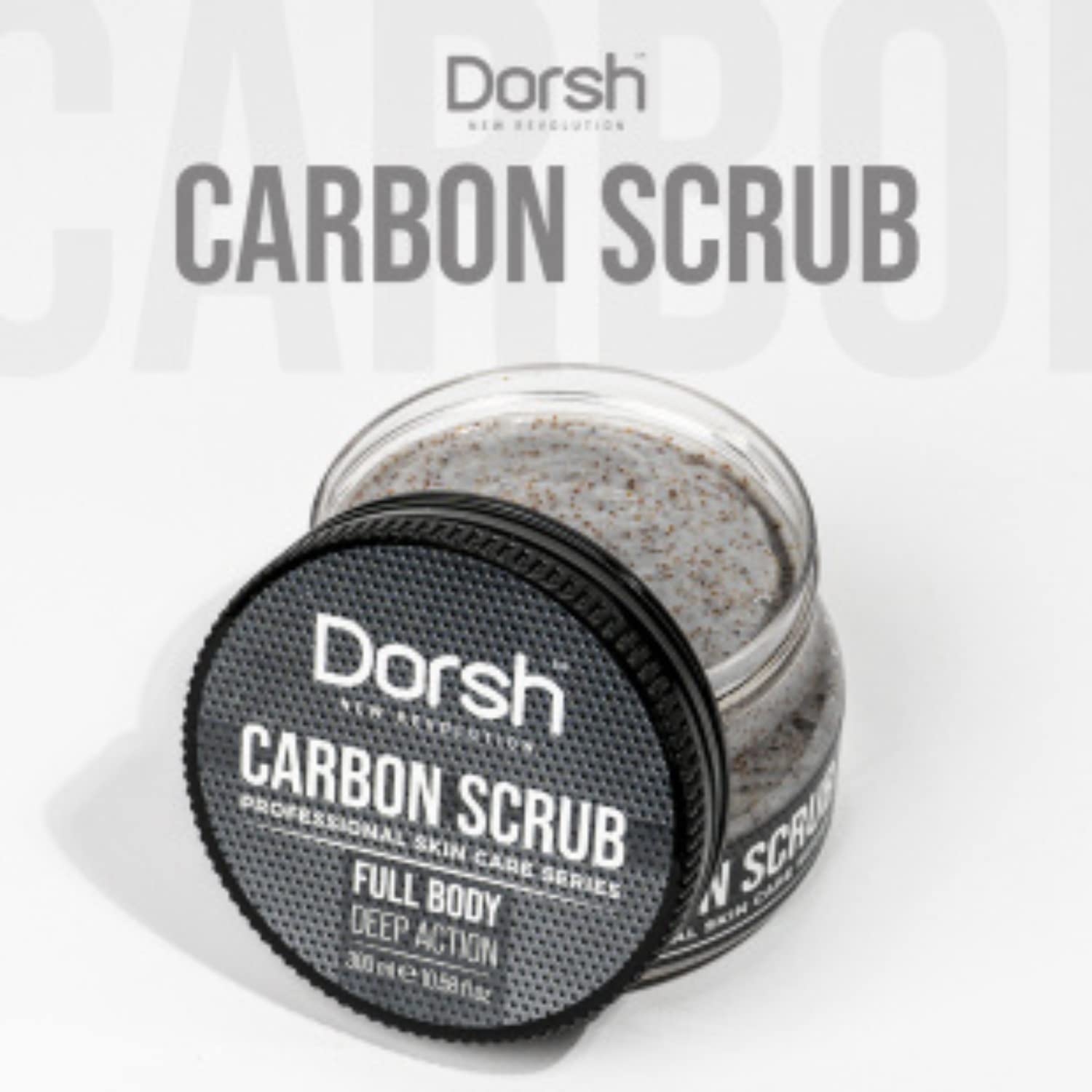 Dorsh Carbon Yüz ve Vücut Scrub Full Body Peeling 300 Ml