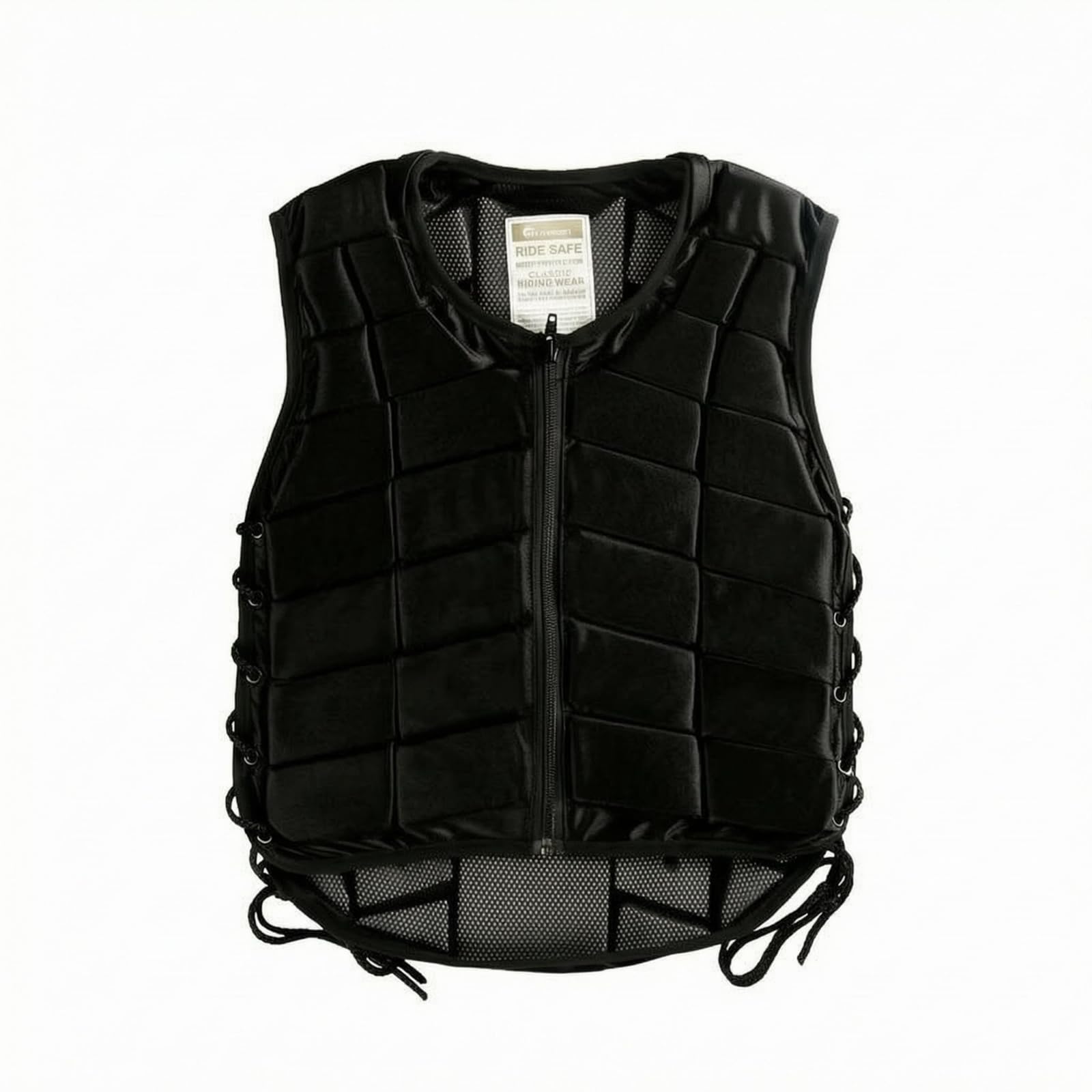 Gilet Protettivo da Equitazione Traspirante Paraschiena da Equitazione Tessuto Mesh Attrezzatura Sportiva per Bambini