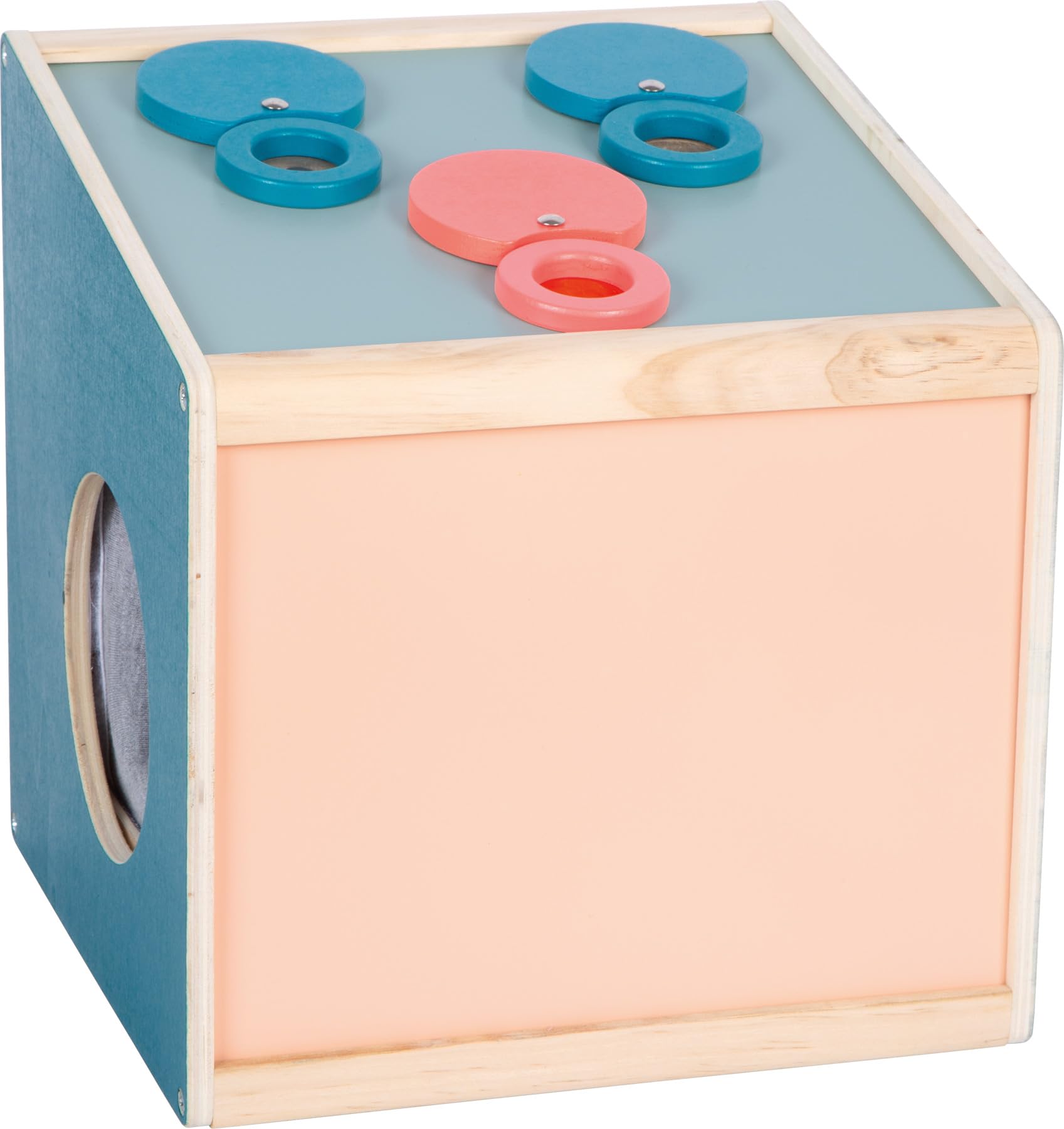 Boîte Tactile Sensory Small Foot Voir Écouter Sentir Toucher Bois 3 Ans