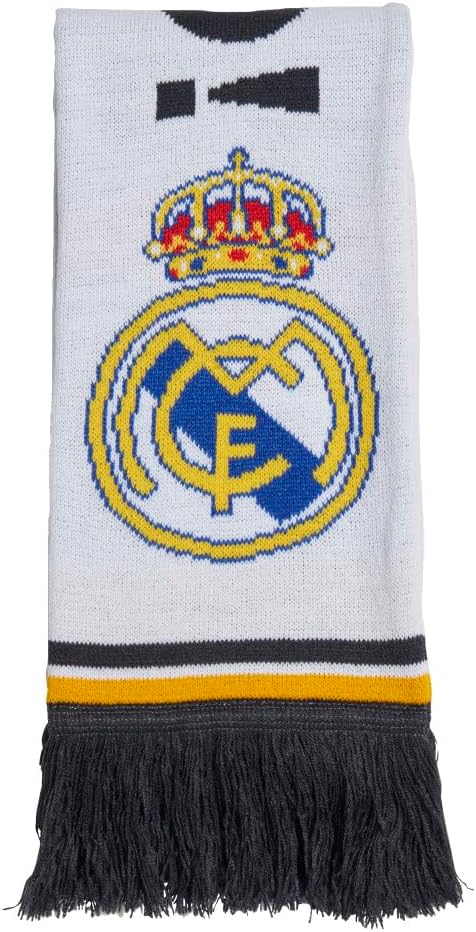 adidas Unisex Scarf - Soccer, Scarves (White/Legend Ink (Real Madrid))
