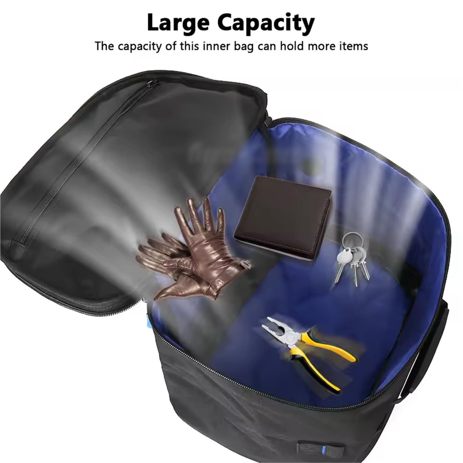 Per R1300GS R 1300 GS 1300GS Borsa Interna Per Bauletto, Borse Laterali Nere Per Attrezzi, 2023 2024 2025