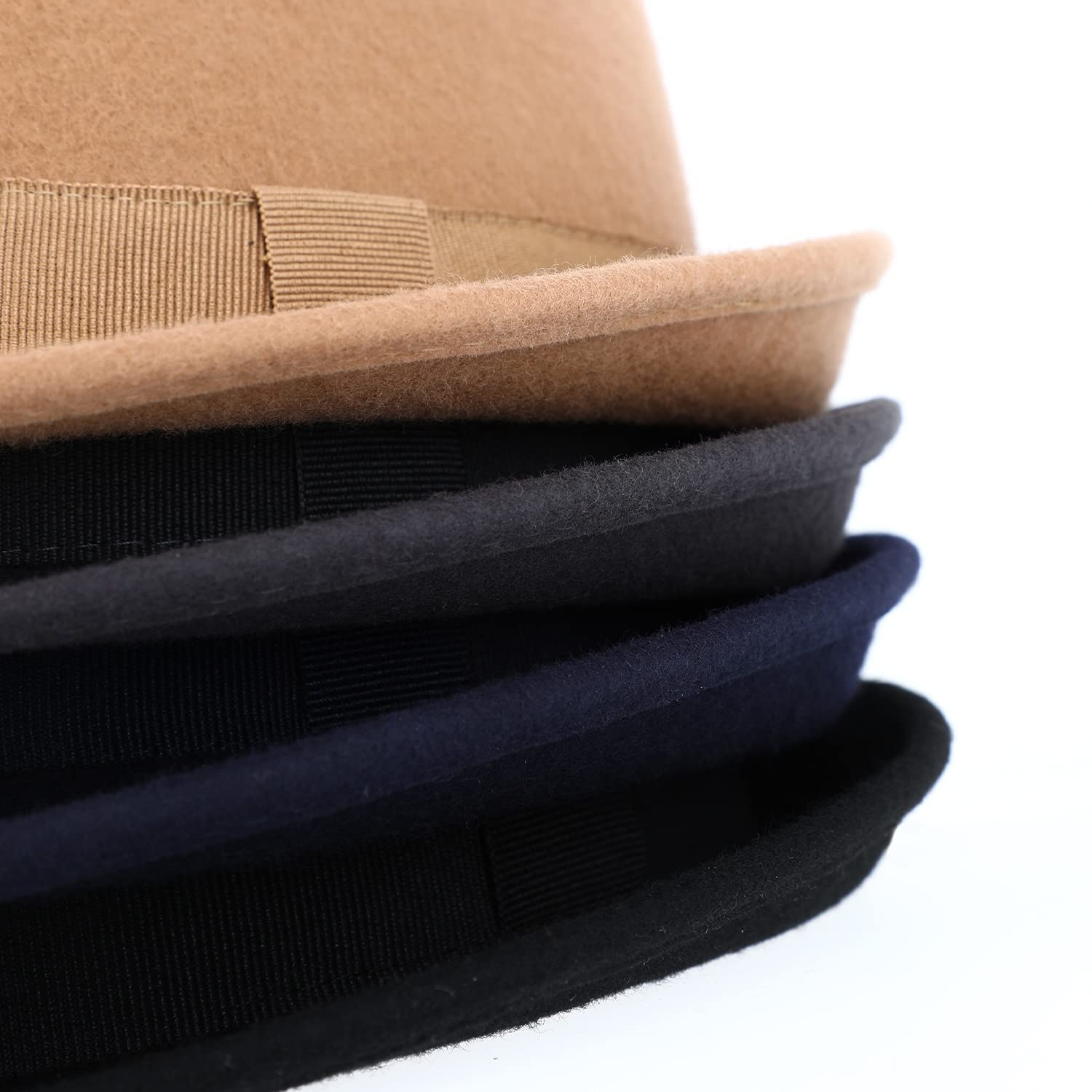 fiebig Miller Trilby Wollfilzhut | Filzhut mit gleichfarbigem Ripsband | Fedorahut Made in Italy
