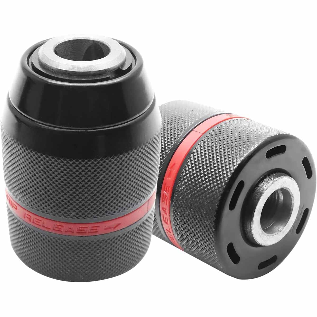 UPTODATETOOLS 13mm Keyless Metal Drill Chuck, with SDS-Plus Shank 1/4 Inch Hex Shank 1/2 Inch Impact Wrench Adapter - Image 2 thumbnail
