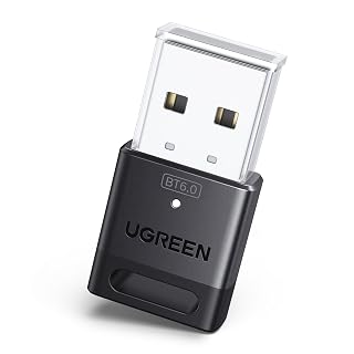 UGREEN USB Bluetooth Adapter for PC, Bluetooth 6.0 Dongle Receiver EDR & BLE, Plug & Play for Windows 11/10/8.1, for Headphone/Keyboard/Mouse/Speakers/Printer - Amazon product rated Grade A