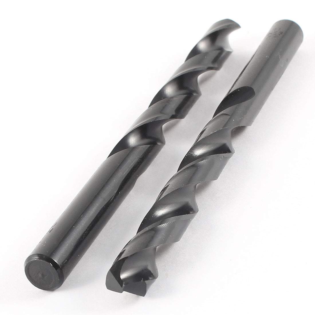 Aexit 2 Pcs Tool Holder 11mm Straight Drill Hole Split Point Tip HSS High Speed Steel Twist Drill Bit Model:62as176qo444