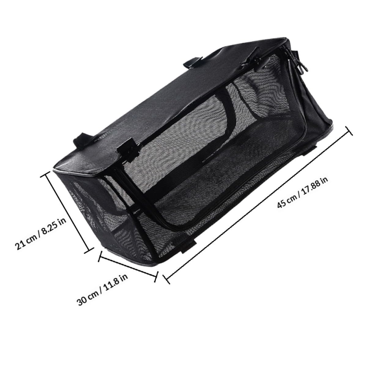 Borsa Organizer per Stoviglie Esterno Cerniera e Maniglia, Borsa Portaposate per Campeggio e Picnic Rete