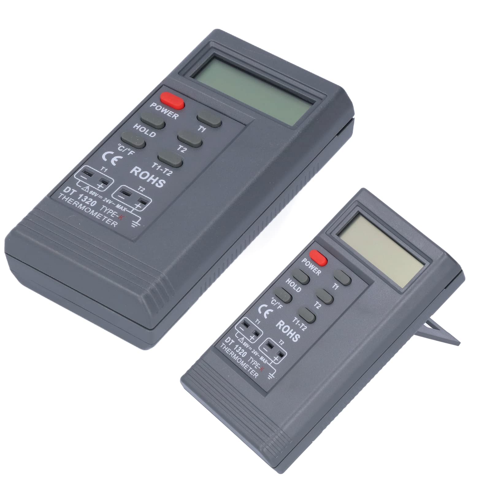 Amazon.co.jp: DT‑1320 デジタル温度計 Kタイプ 温度計 LCD