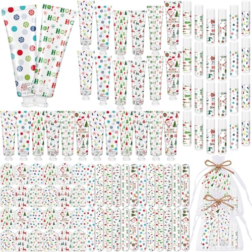 36 Sets/216 Pcs Christmas Party Favors Christmas Hand Cream Body ...