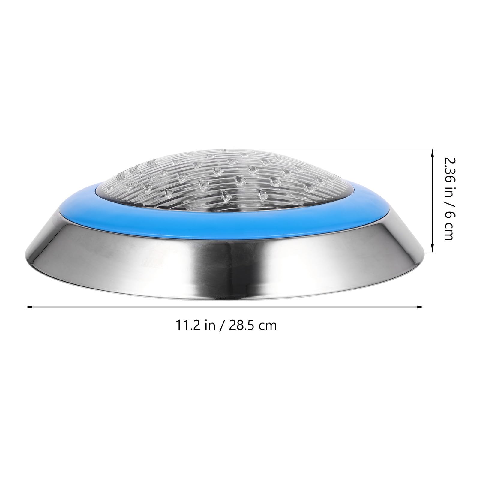 GALPADA LED Poolbeleuchtung mit Fernbedienung 24w Unterwasser LED Leuchte in Blau aus Edelstahl Undpc für Einfache Farbanpassung und Helligkeitsregelung im Garten